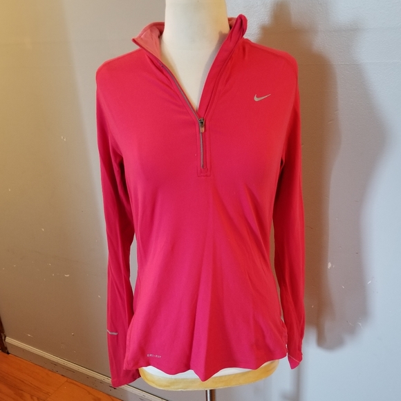 Nike women's dri fit pull over half zip size M - Picture 2 of 3